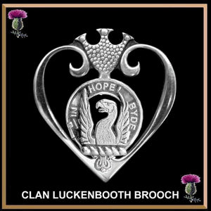 MacIain Clan Crest Luckenbooth Brooch or Pendant
