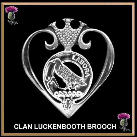 MacKie Clan Crest Luckenbooth Brooch or Pendant