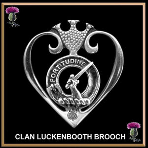 MacRae Clan Crest Luckenbooth Brooch or Pendant