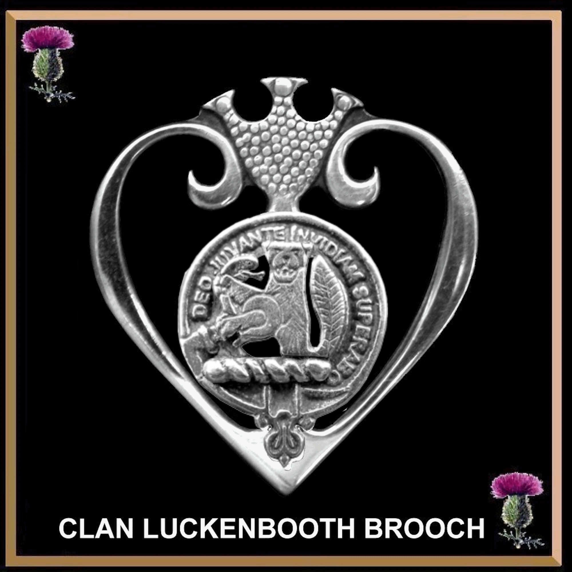 MacThomas Clan Crest Luckenbooth Brooch or Pendant