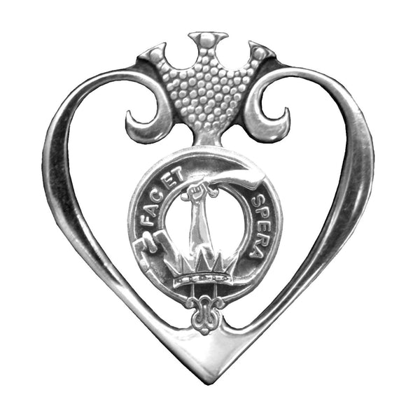 Matheson Clan Crest Luckenbooth Brooch or Pendant
