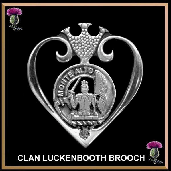 Mowat Clan Crest Luckenbooth Brooch or Pendant