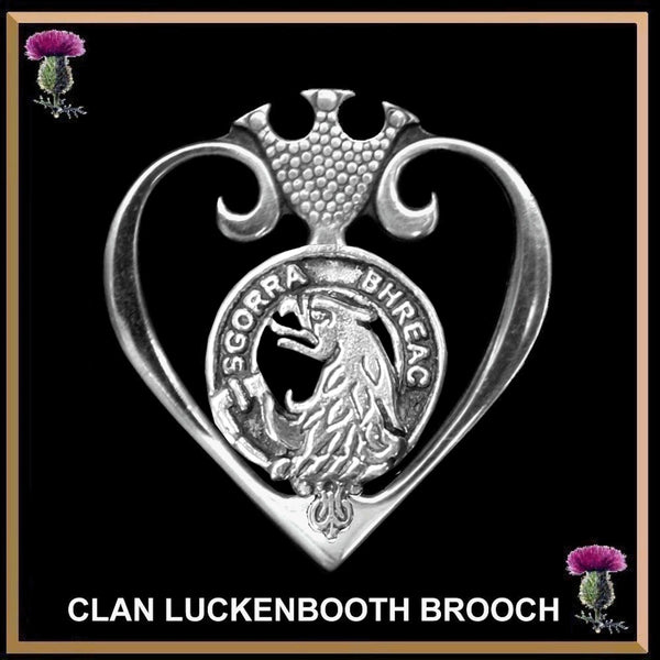 MacNicol Clan Crest Luckenbooth Brooch or Pendant