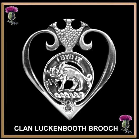 Nisbet Clan Crest Luckenbooth Brooch or Pendant