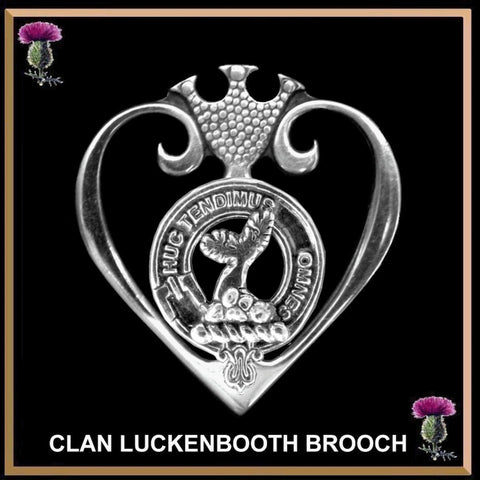 Paterson Clan Crest Luckenbooth Brooch or Pendant