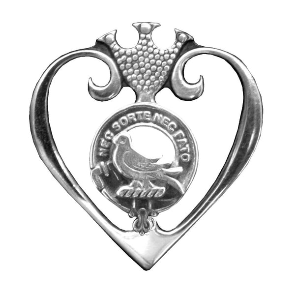 Rutherford Clan Crest Luckenbooth Brooch or Pendant
