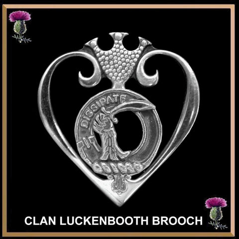 Scrymgeour Clan Crest Luckenbooth Brooch or Pendant