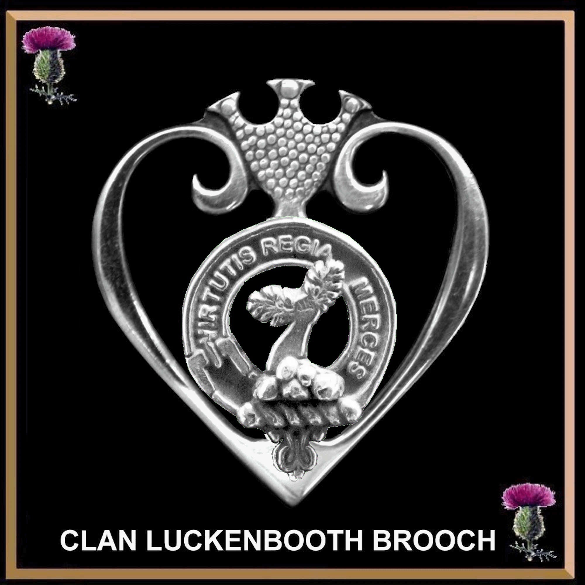 Skene Clan Crest Luckenbooth Brooch or Pendant