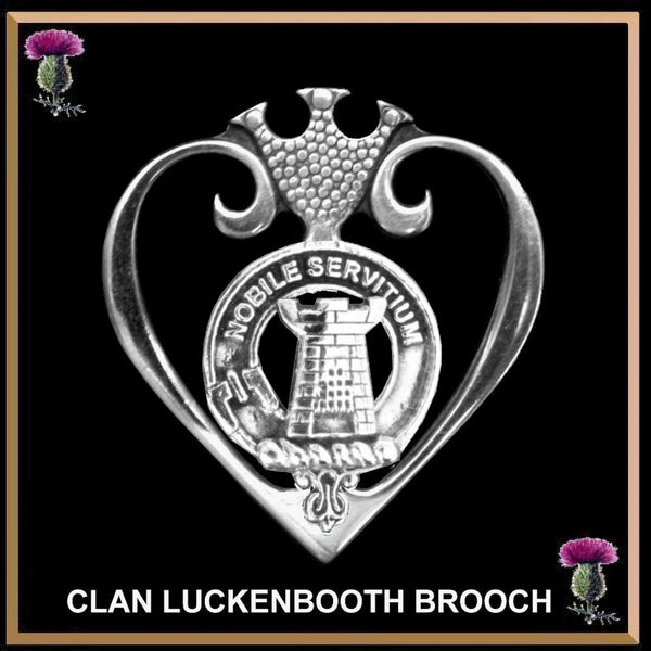 Spaulding Clan Crest Luckenbooth Brooch or Pendant