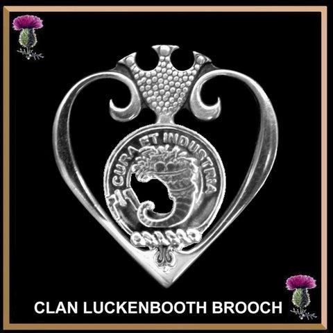 Walker Clan Crest Luckenbooth Brooch or Pendant