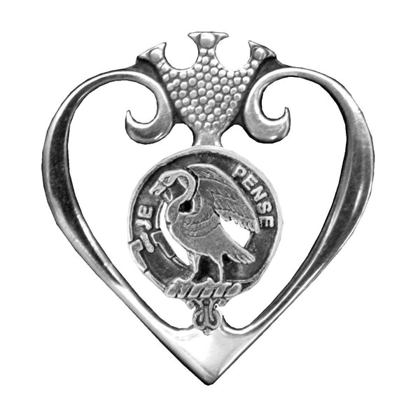 Wemyss Clan Crest Luckenbooth Brooch or Pendant