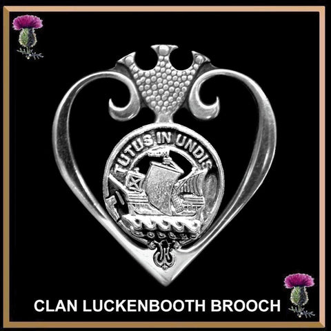 Wood Clan Crest Luckenbooth Brooch or Pendant