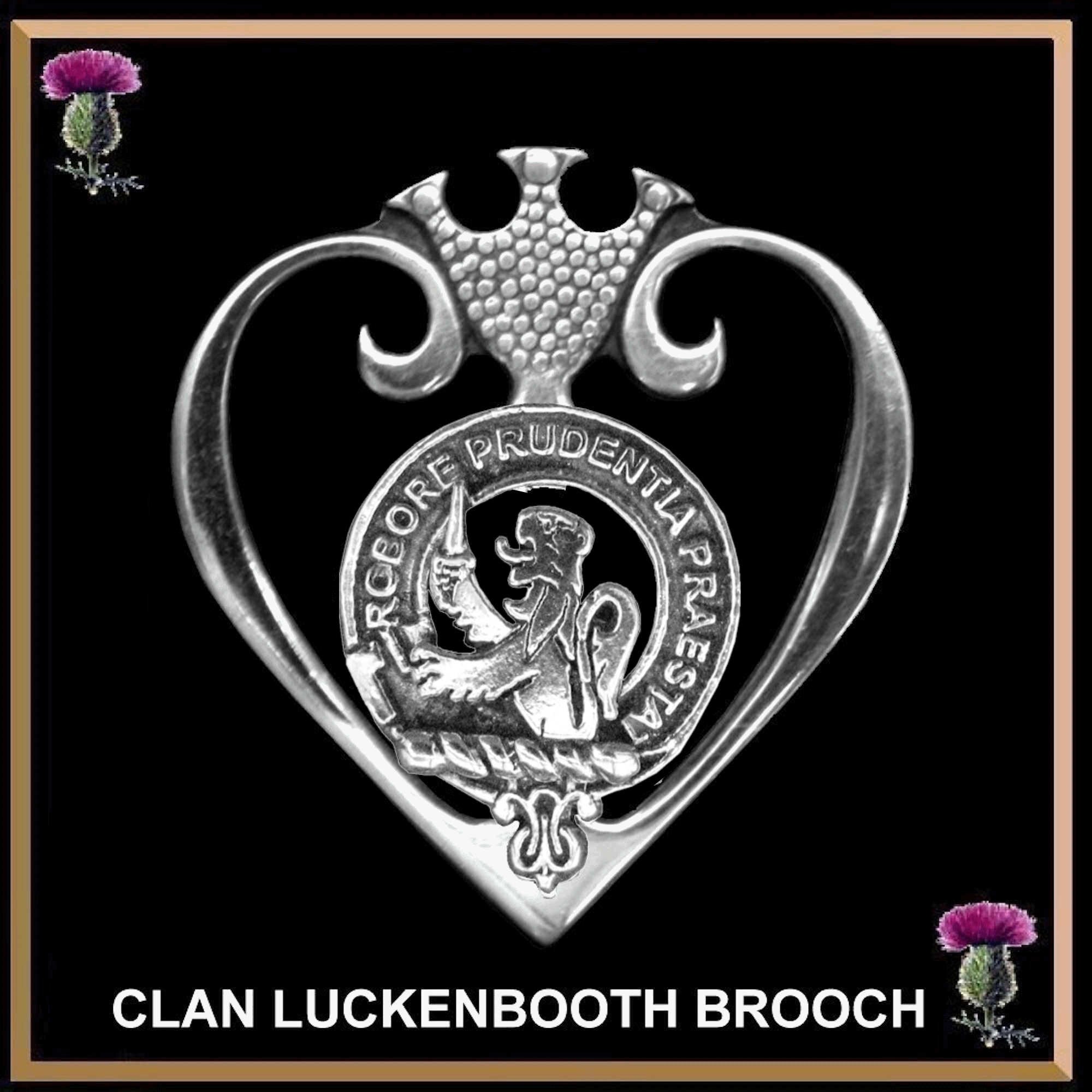 Young Clan Crest Luckenbooth Brooch or Pendant