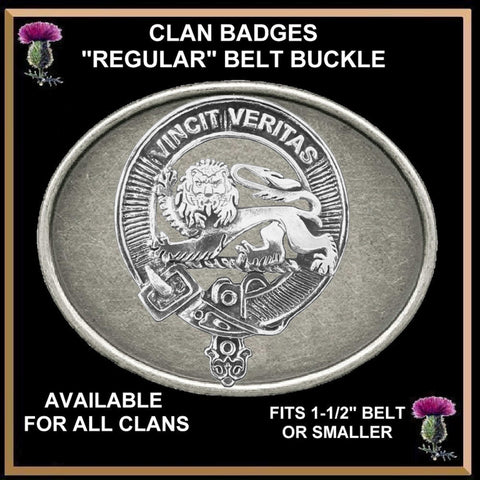 Baxter Clan Crest Regular Buckle