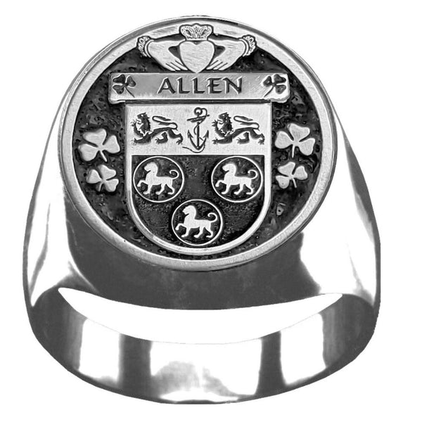 Allen Irish Coat of Arms Gents Ring IC100