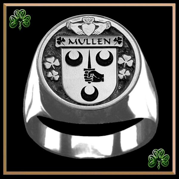 Mullen Irish Coat of Arms Gents Ring IC100