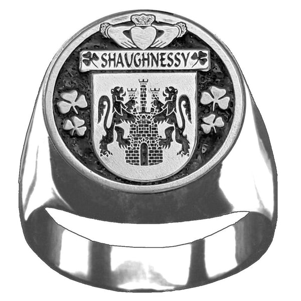 Shaughnessy Irish Coat of Arms Gents Ring IC100