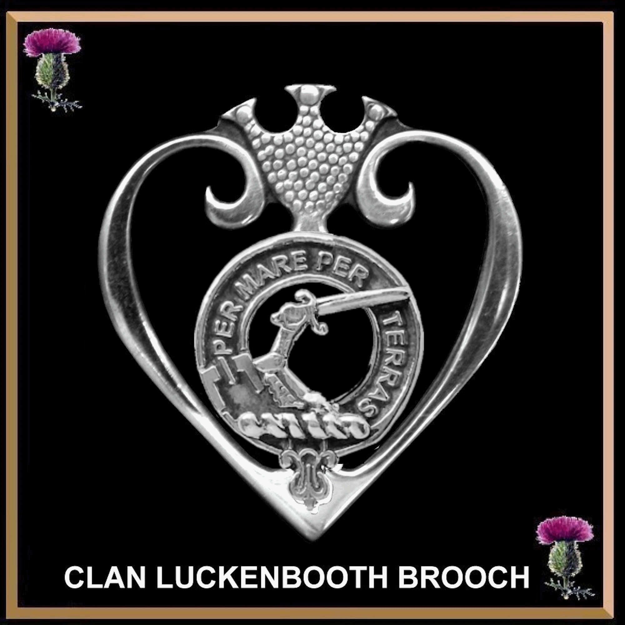 Alexander Clan Crest Luckenbooth Brooch or Pendant