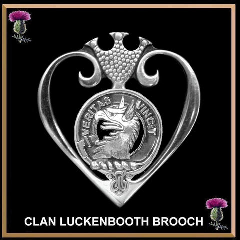 Allison Clan Crest Luckenbooth Brooch or Pendant