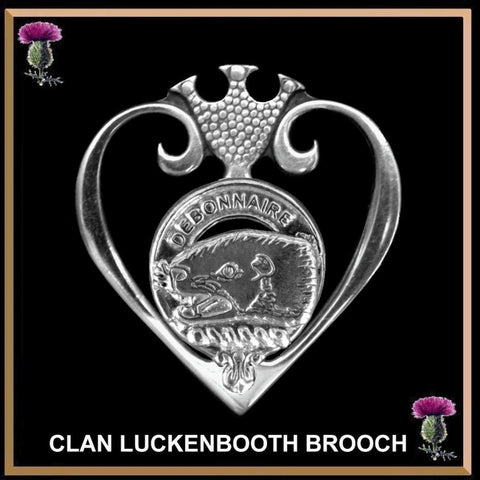 Bethune Clan Crest Luckenbooth Brooch or Pendant
