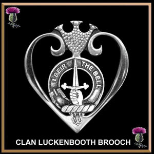 Bell Clan Crest Luckenbooth Brooch or Pendant