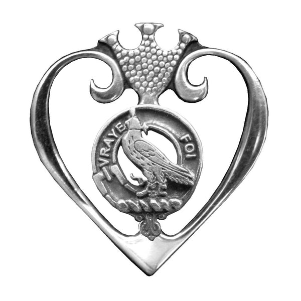 Boswell Clan Crest Luckenbooth Brooch or Pendant