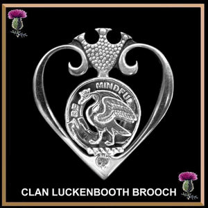 Campbell Calder Clan Crest Luckenbooth Brooch or Pendant