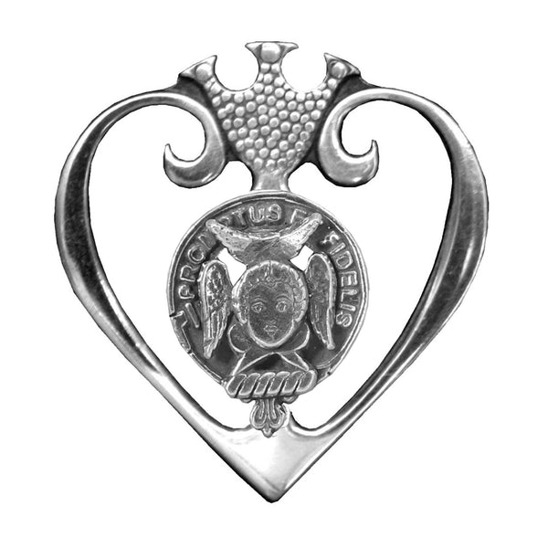 Carruthers Clan Crest Luckenbooth Brooch or Pendant