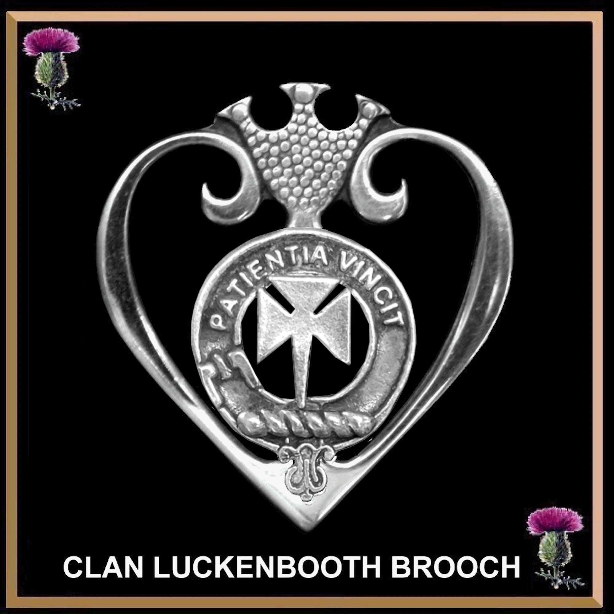Cheyne Clan Crest Luckenbooth Brooch or Pendant