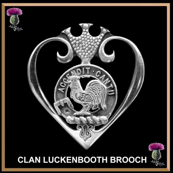 Cockburn Clan Crest Luckenbooth Brooch or Pendant