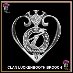 Cooper Clan Crest Luckenbooth Brooch or Pendant