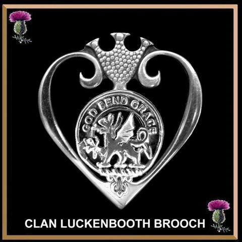 Crichton Clan Crest Luckenbooth Brooch or Pendant