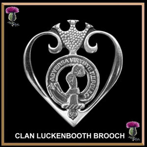 Denniston Clan Crest Luckenbooth Brooch or Pendant