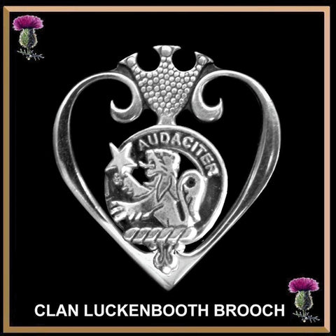 Ewing Clan Crest Luckenbooth Brooch or Pendant