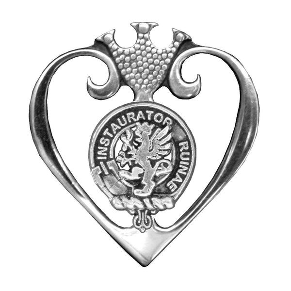 Forsyth Clan Crest Luckenbooth Brooch or Pendant