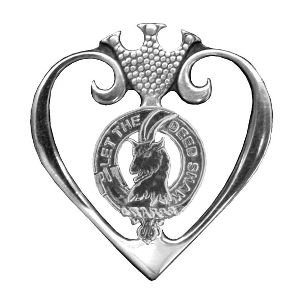 Fleming Clan Crest Luckenbooth Brooch or Pendant