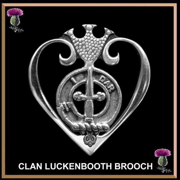 Dalzell Clan Crest Luckenbooth Brooch or Pendant