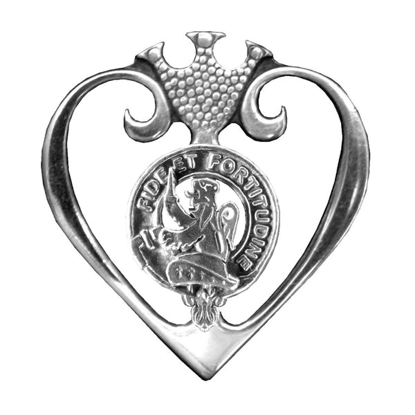 Farquharson Clan Crest Luckenbooth Brooch or Pendant