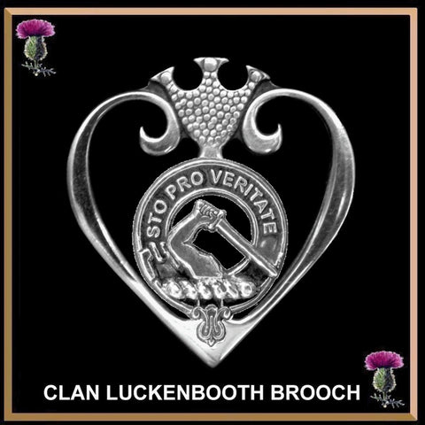 Guthrie Clan Crest Luckenbooth Brooch or Pendant
