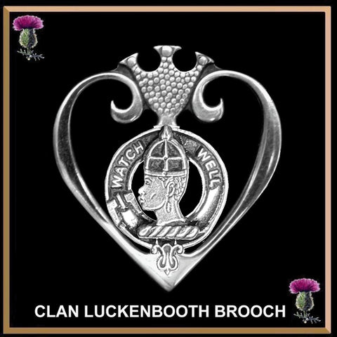 Haliburton Clan Crest Luckenbooth Brooch or Pendant