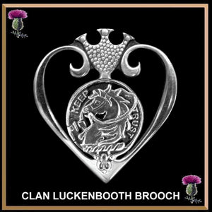 Hepburn Clan Crest Luckenbooth Brooch or Pendant
