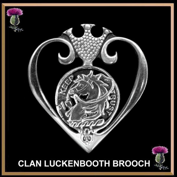 Hepburn Clan Crest Luckenbooth Brooch or Pendant