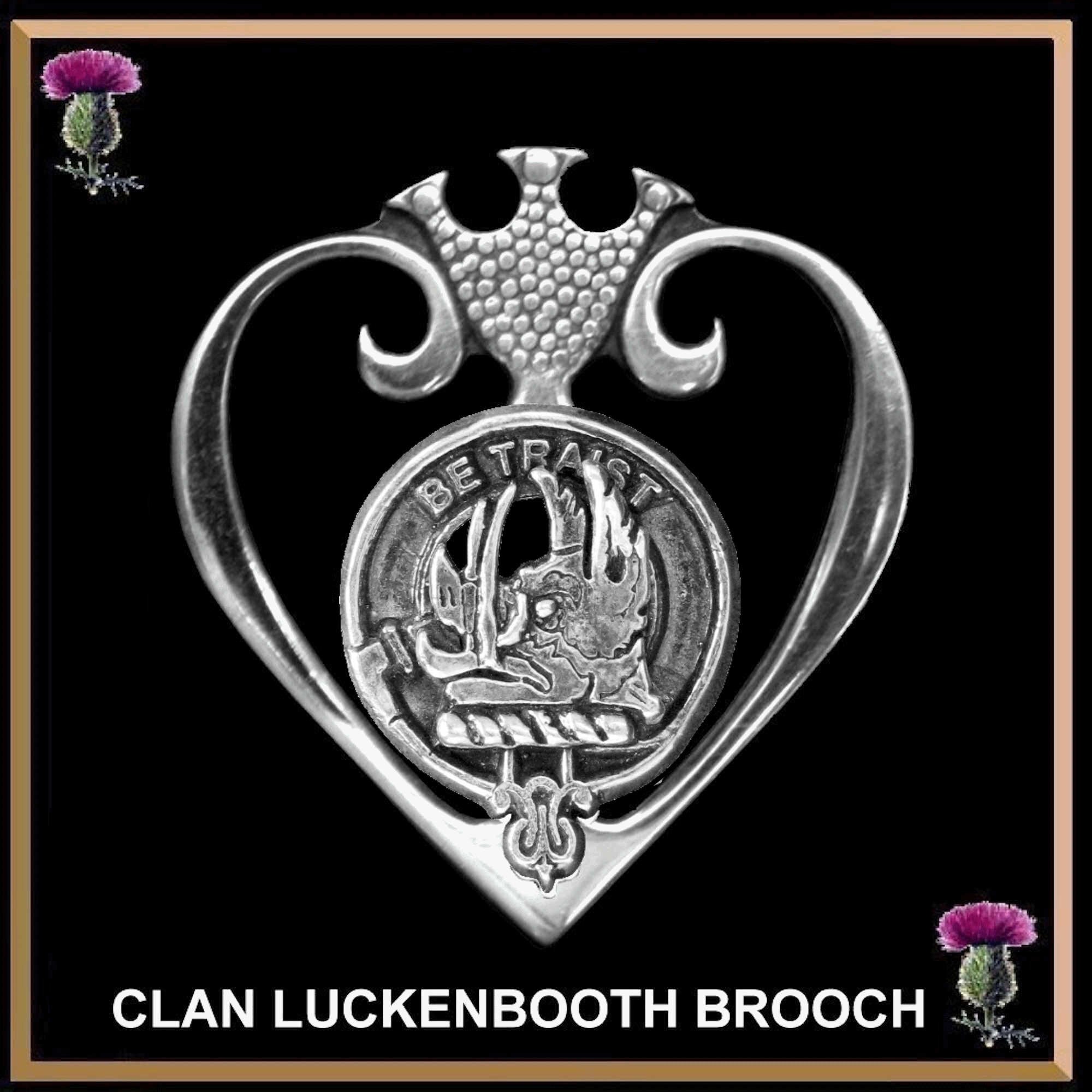 Innes Clan Crest Luckenbooth Brooch or Pendant