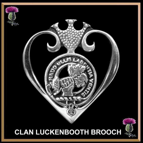 Irvine Bonshaw Clan Crest Luckenbooth Brooch or Pendant