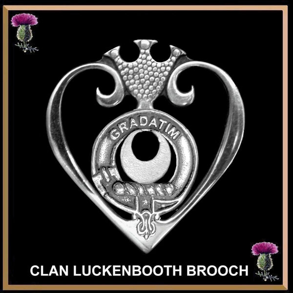 Kilgour Clan Crest Luckenbooth Brooch or Pendant