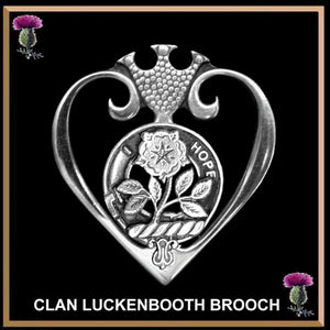 Learmont Clan Crest Luckenbooth Brooch or Pendant