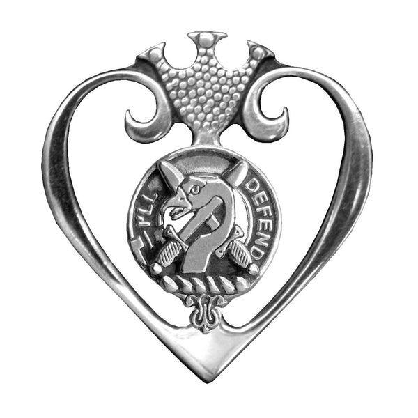 Lennox Clan Crest Luckenbooth Brooch or Pendant