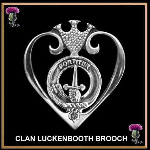 MacAlister Clan Crest Luckenbooth Brooch or Pendant
