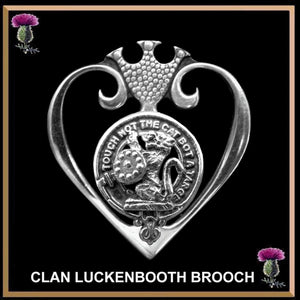 MacBain Clan Crest Luckenbooth Brooch or Pendant