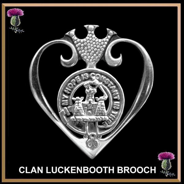 MacDonald Clanranald Clan Crest Luckenbooth Brooch or Pendant